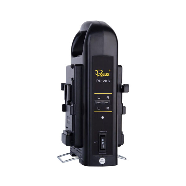 Rolux Dual Channel V-Mount Battery Charger