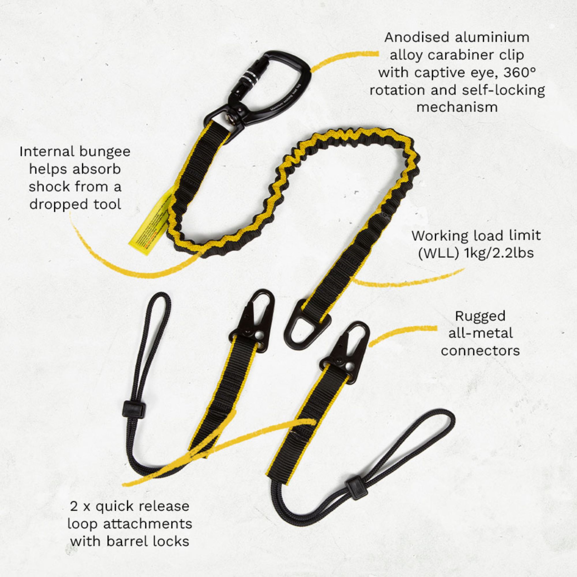 Dirty Rigger Interchangeable Tool Lanyard V2.0
