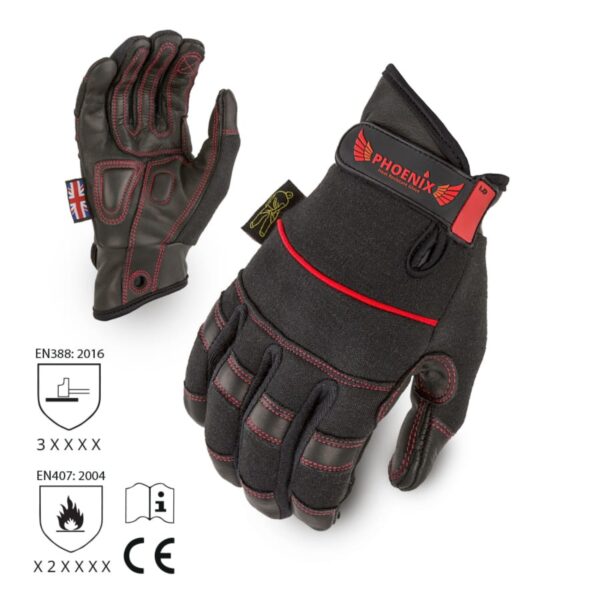 Dirty Rigger Phoenix Heat Resistant Leather Glove
