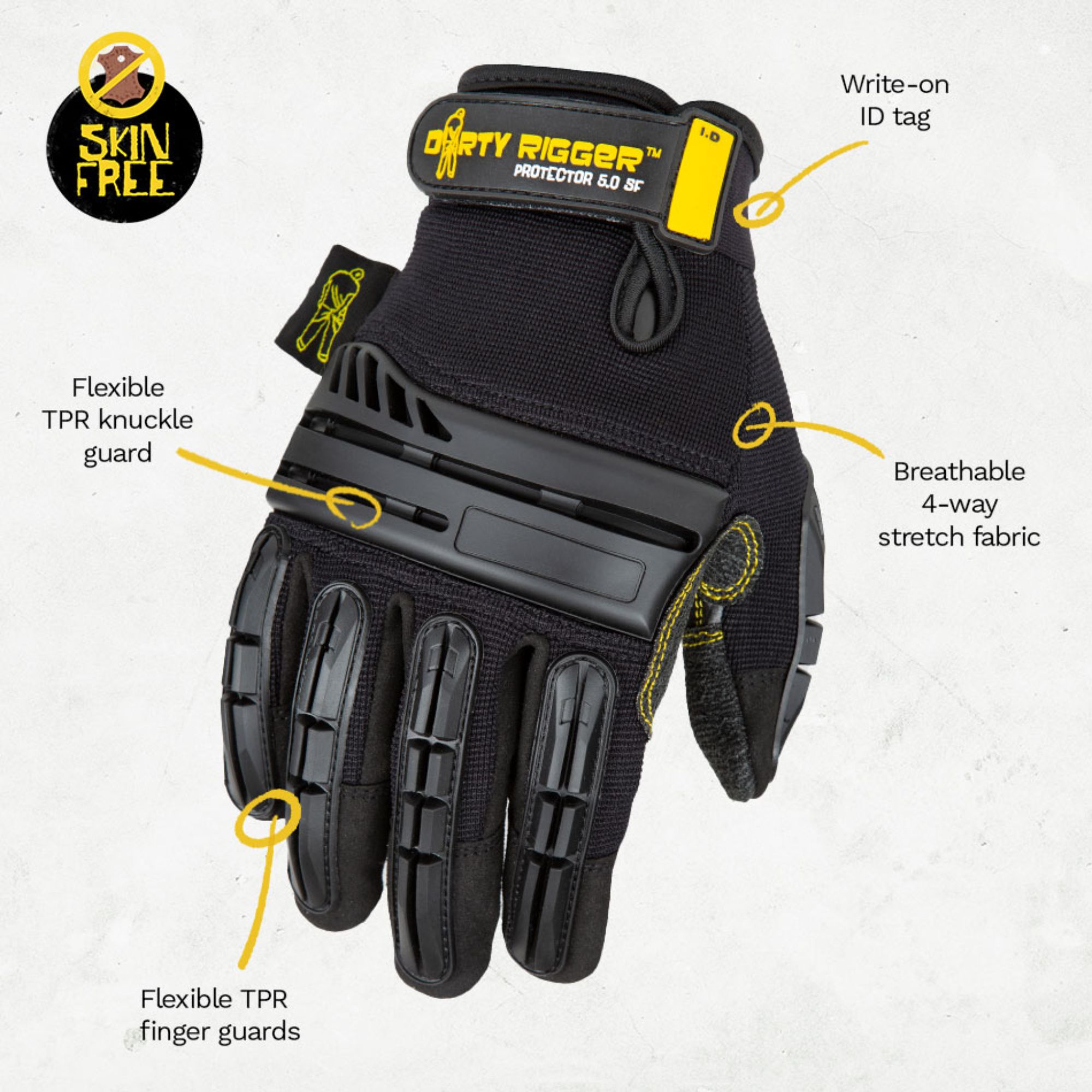 Dirty Rigger Protector 5.0 SF Rigger Glove – Full Finger