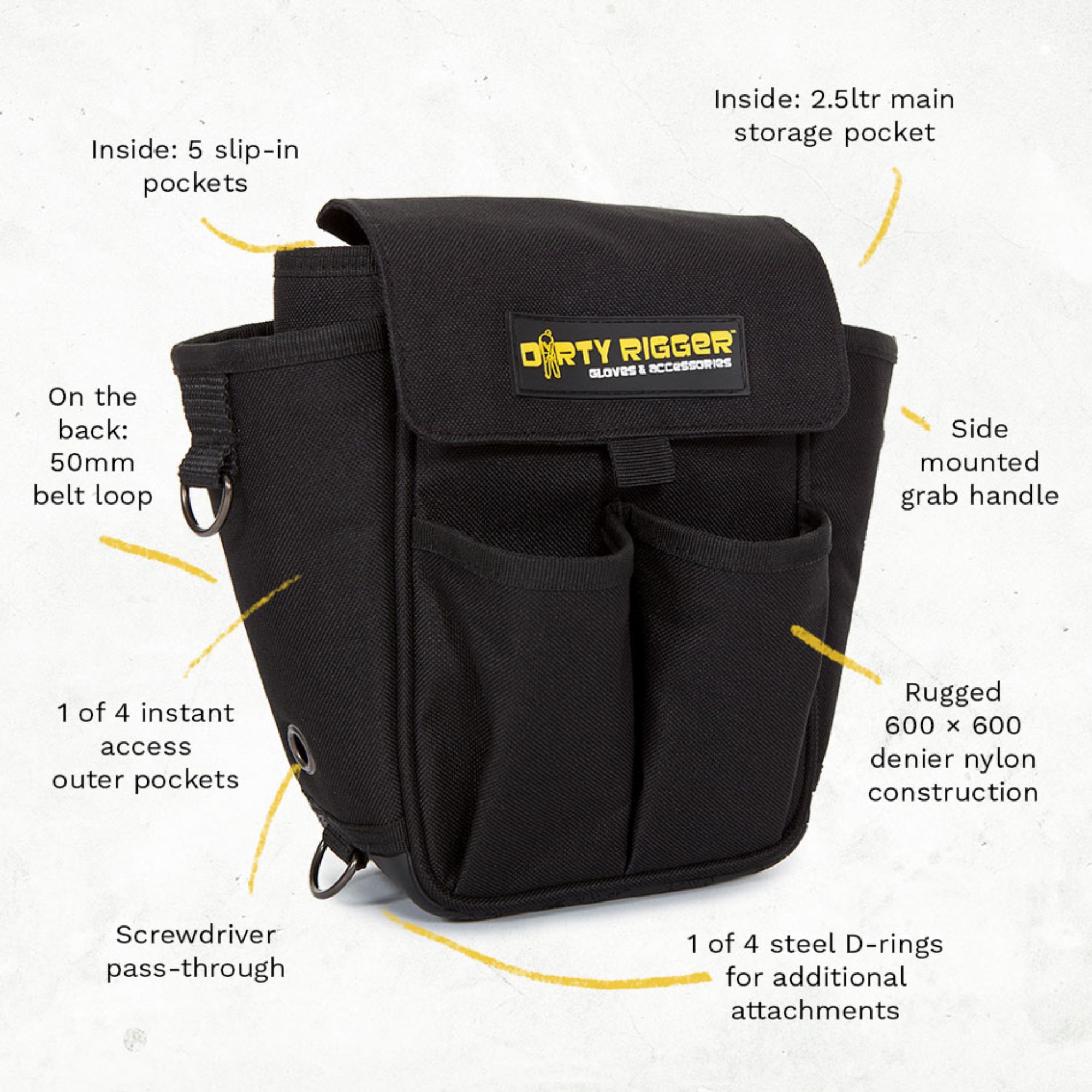 Dirty Rigger Tech Pouch 2.0