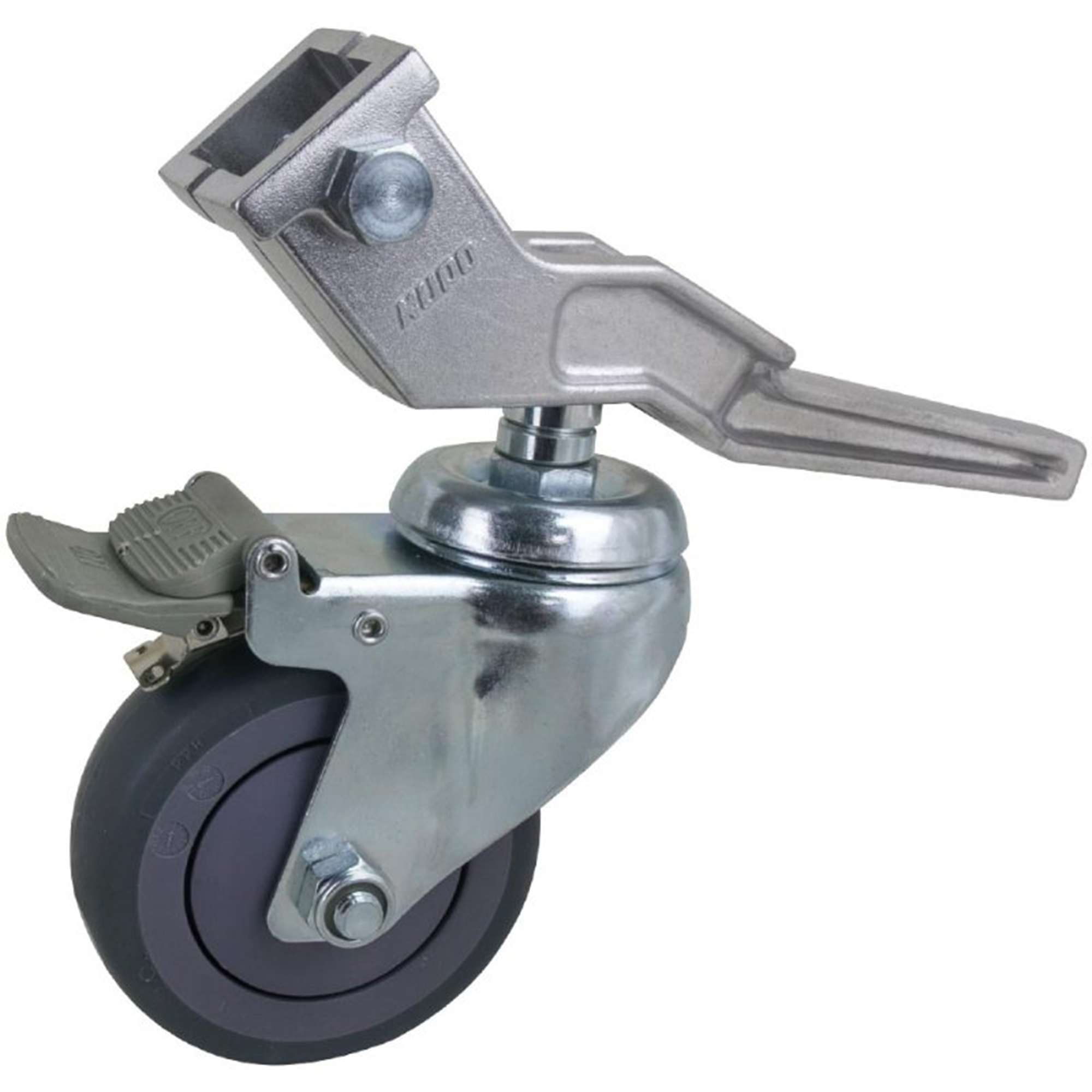 Kupo Ø100 mm (4") Caster with 30 mm Square Adapter – Set of 3 (KC-100G)