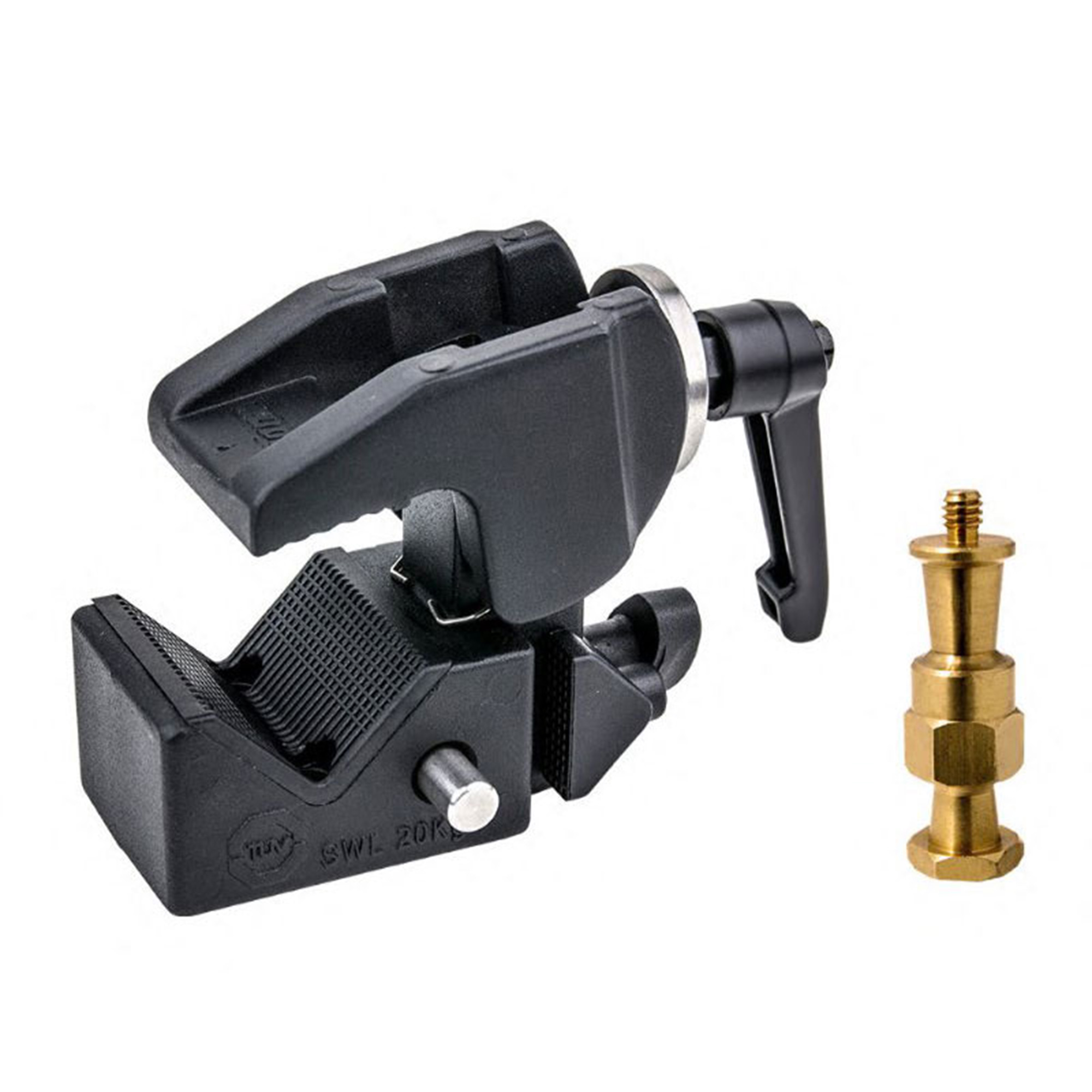 Kupo Super Convi Clamp with Ratcheted Handle – Black (KCP-710B)