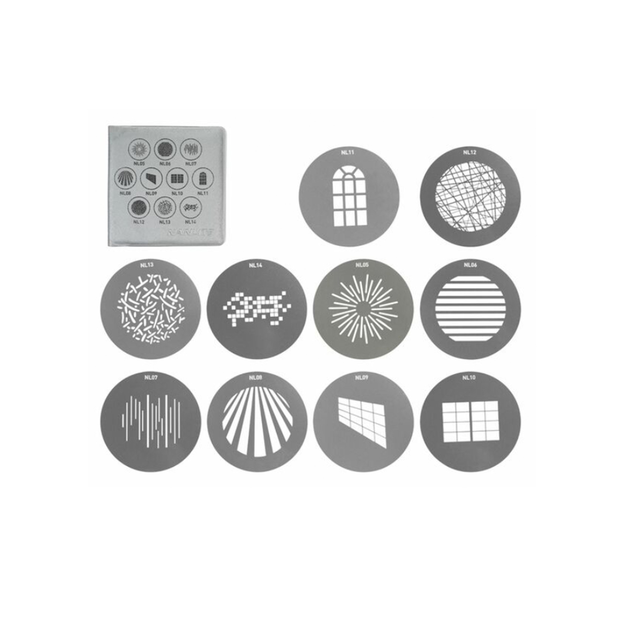 Nanlite FM-Mount Projection Attachment Gobo Set 1