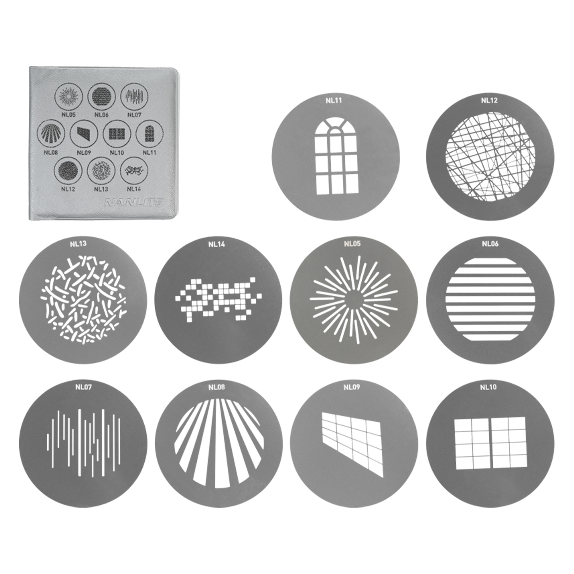 Nanlite M-Size Gobo Set 1