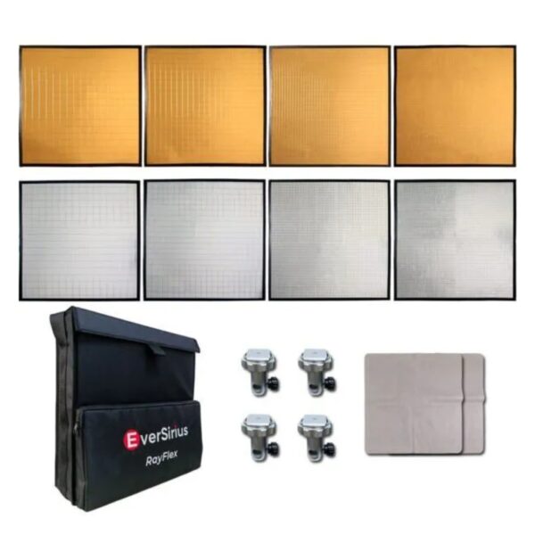 RayFlex Cine Multi-Mirror Gold & Silver Reflector Kit M-45 (8-Piece)