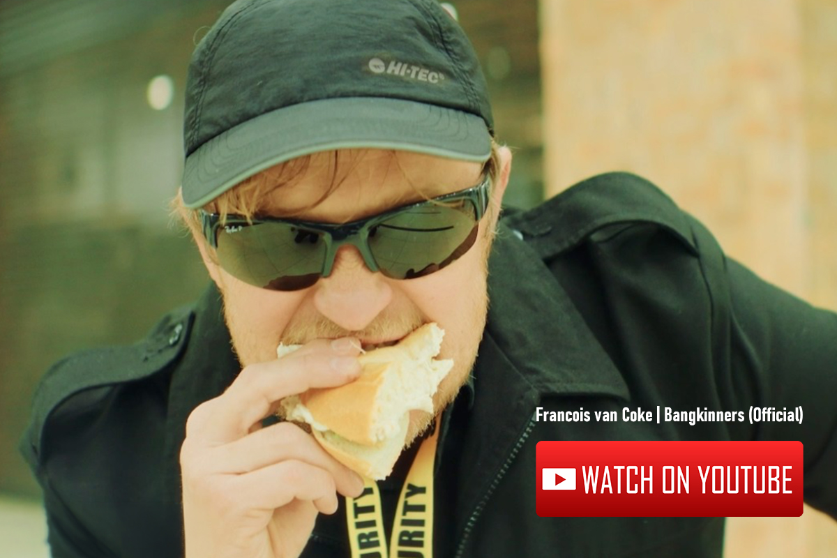 Francois van Coke featured in the Bangkinners music video