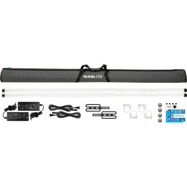 Nanlite PavoTube II 60XR RGBWW LED Pixel Tube Light 8ft (2-Light Kit)