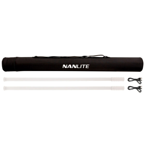 Nanlite PavoTube T8-7X RGBWW LED Pixel Tube Light (2-Light Kit)
