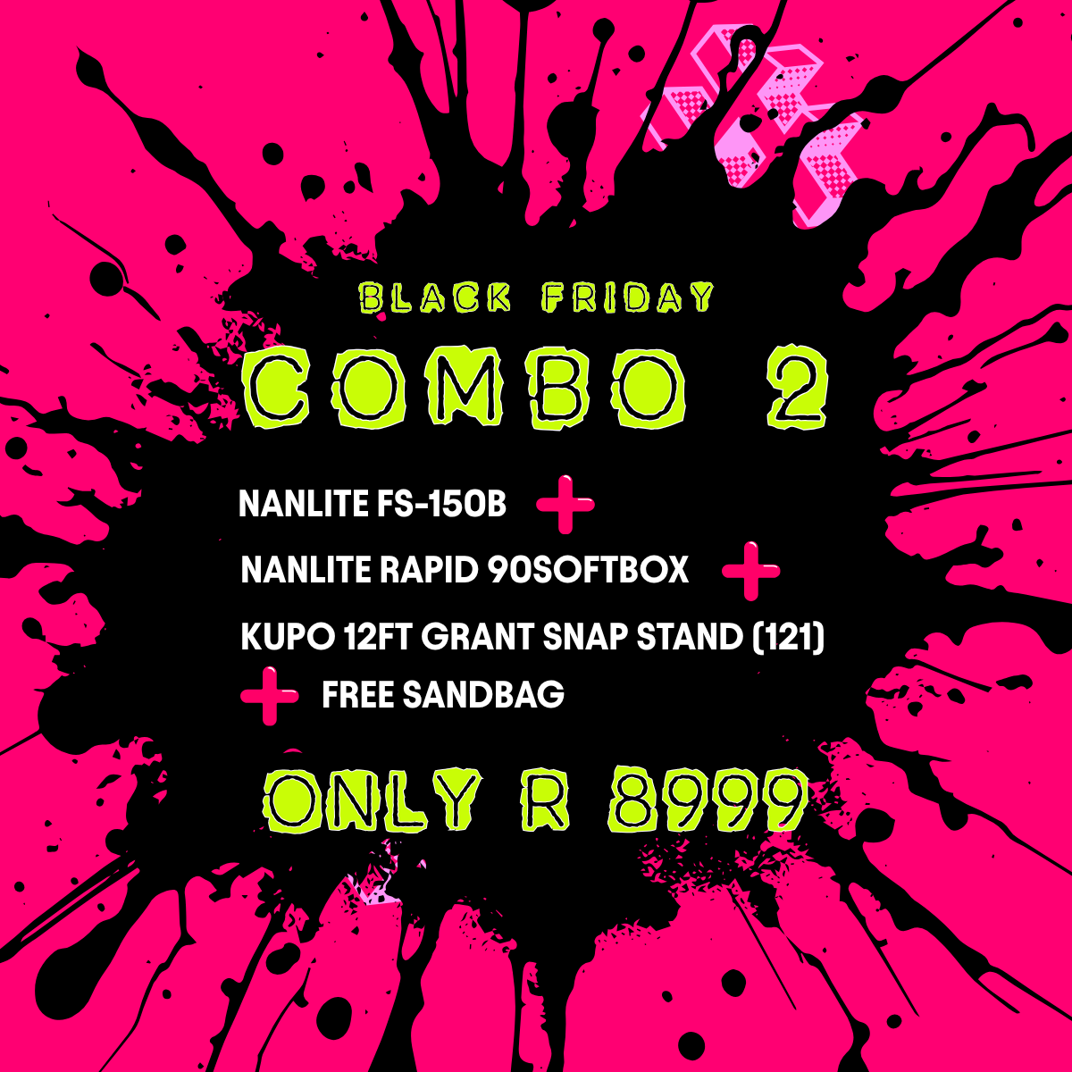 Combo 2: Nanlite FS-150B Lighting Combo
