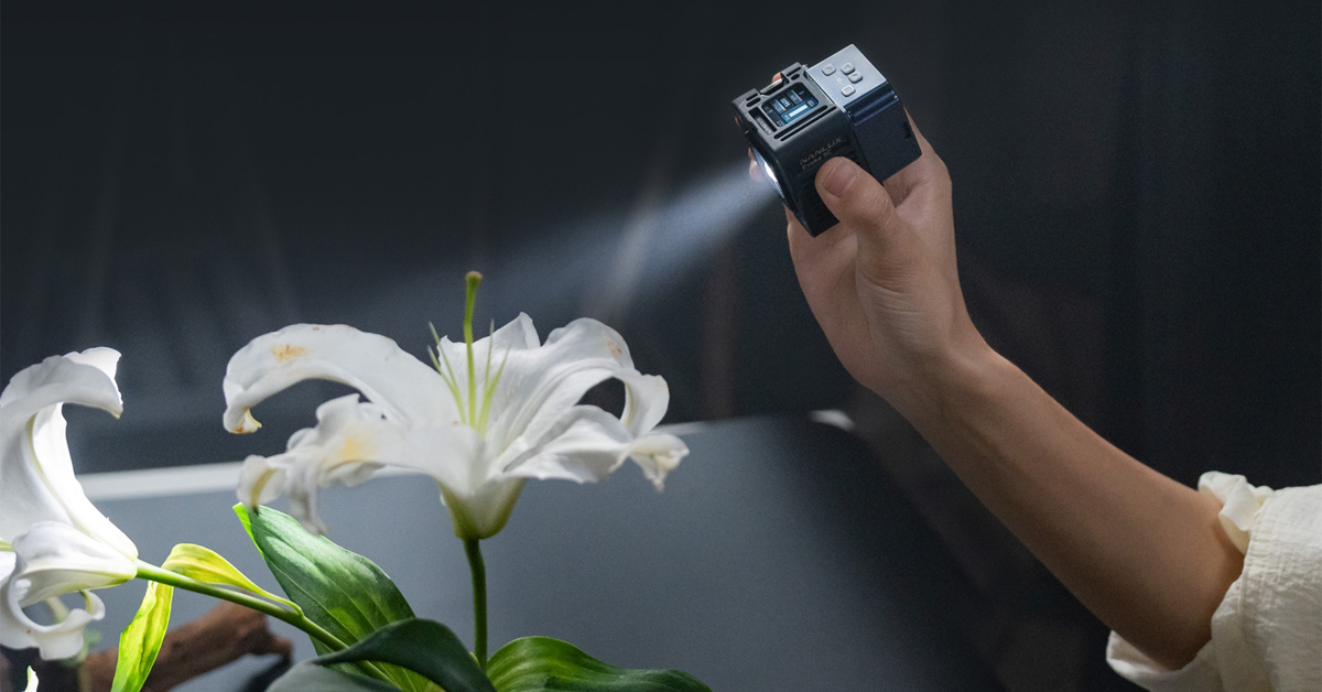 Nanlux Evoke 5C used as a practical light