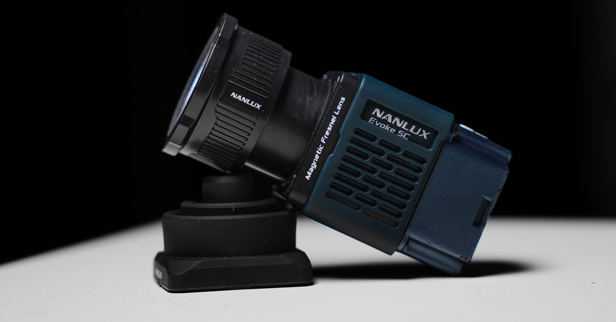 Nanlux Evoke 5C used for creative lighting