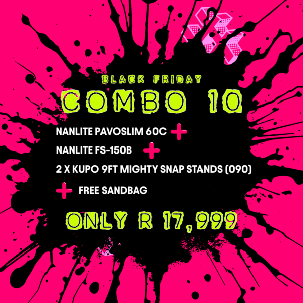 Combo 10: Nanlite PavoSlim 60C + FS-150B Lighting Combo