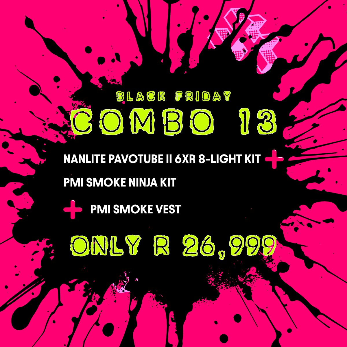 Combo 13: Nanlite PavoTube II 6XR 8-Light Kit