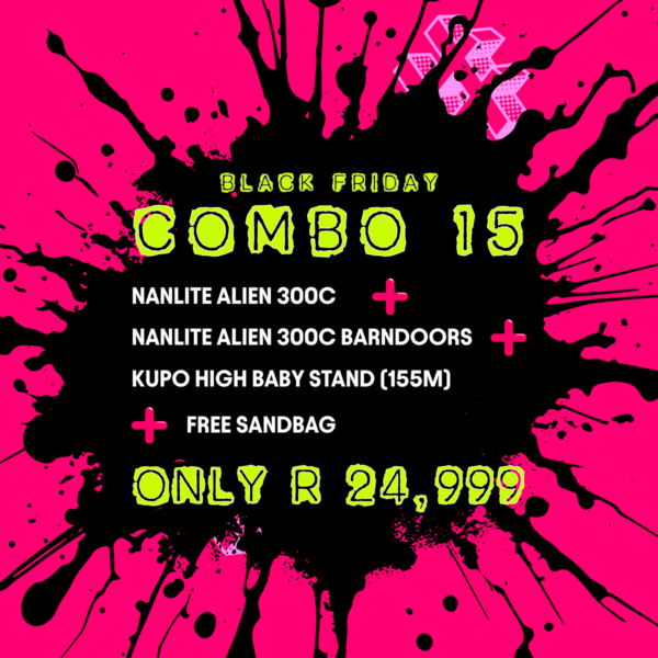 Combo 15: Nanlite Alien 300C Lighting Combo