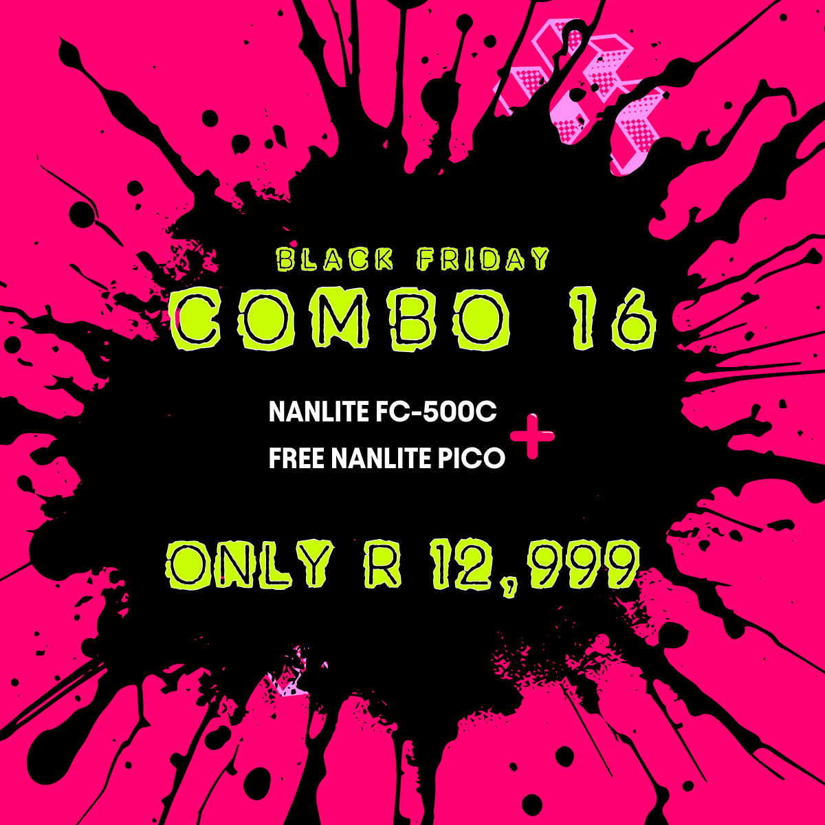 Combo 16: Nanlite FC-500C + Free Pico