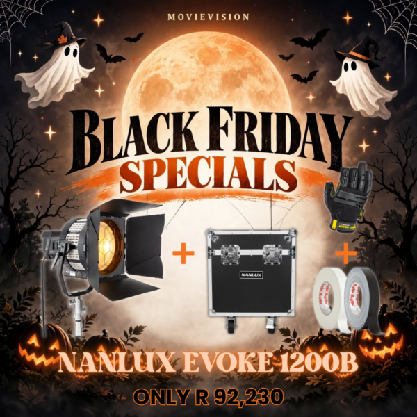Nanlux Evoke 1200B with Fresnel Lens & Flight Case + FREE Gaffer Tape & Gloves